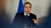 FILE - French Defense Minister Sebastien Lecornu addresses a press conference after a meeting at the Defense Ministry in Berlin on Nov. 25, 2024. 