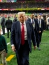 US President Donald Trump -SUPERBOWL-CHIEFS-EAGLES